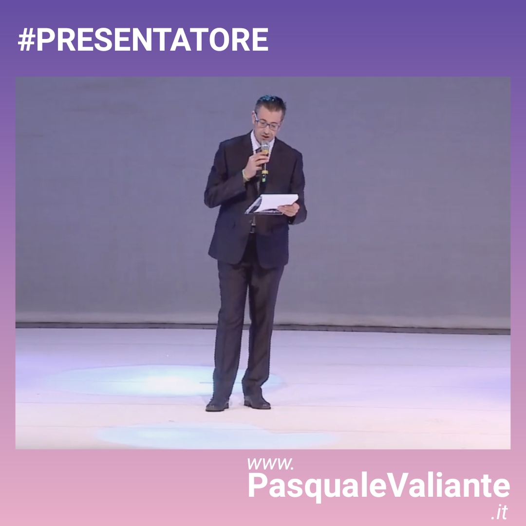 presentatore conduttore speaker moderatore spettacolo televisione tv radio palco Pasquale Valiante tel 3937761752
